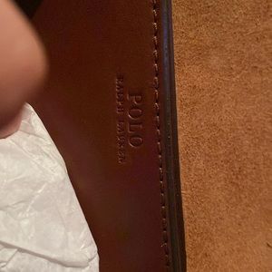 New never used Polo Ralph lauren bag puré leather